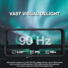 AGM H6 ütés- és vízálló 8+256GB IP68 érintős mobiltelefon, kártyafüggetlen, Dual Sim, fekete, 6,56 inch