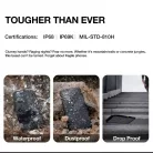 AGM H6 ütés- és vízálló 8+256GB IP68 érintős mobiltelefon, kártyafüggetlen, Dual Sim, fekete, 6,56 inch