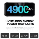 AGM H6 Lite ütés- és vízálló 4+128GB IP68 érintős mobiltelefon, kártyafüggetlen, Dual Sim, fekete, 6,56 inch