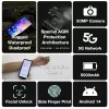 AGM X6 5G ütés- és vízálló 8+128GB IP69K hőérzékelővel ellátott érintős mobiltelefon, kártyafüggetlen, Dual Sim, 6,78 inch