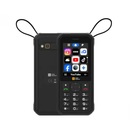 AGM M11 4G ütés- és vízálló IP69K mobiltelefon, kártyafüggetlen, Dual Sim, WiFi hotspottal fekete