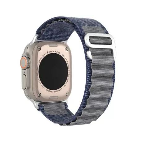 DUX DUCIS Apple Watch 42mm/ 44mm/ 45mm/ 49mm nejlon óraszíj kék