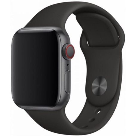 Devia Deluxe Sport Apple Watch 41mm/ 40mm/ 38mm óraszíj fekete