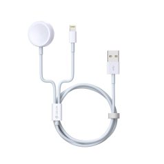   PLATINET PMMA9826  SMARTPHONE ADAPTER LIGHTNING TO AUX WITH CHARGING WHITE