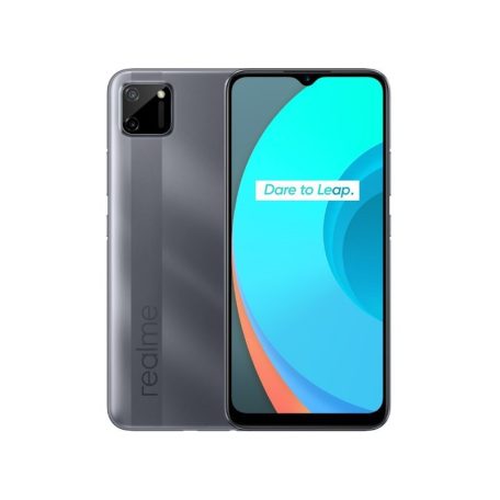 Realme C11 (2021) 2/32GB Dual SIM kártyafüggetlen érintős mobiltelefon, fekete (Android)