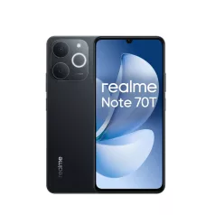   Realme Note 70T 4/128GB kártyafüggetlen Dual SIM érintős mobiltelefon, fekete, 6.74 inch