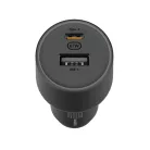 Bliszteres Xiaomi BHR6814GL fekete gyári autós szivartöltő fej 67W