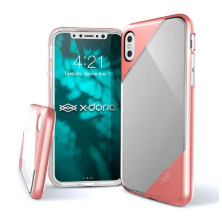 X-doria Revel Lux Apple iPhone 7 ütésálló, átlátszó - pink TPU tok