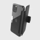 X-doria Engage Folio Apple iPhone 11 Pro oldalra nyíló mágneses bőrhatású tok átlátszó hátlappal