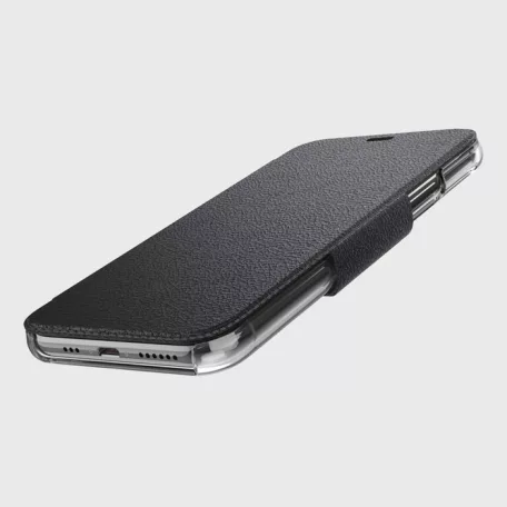 X-doria Engage Folio Apple iPhone 11 Pro oldalra nyíló mágneses bőrhatású tok átlátszó hátlappal