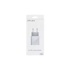   BLISZTERES Xiaomi IMILAB gyári hálózati fehér töltőfej Type-C - Type-C adatkábellel 5A 20W
