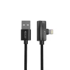 Jellico Apple USB - Lightning (8Pin) töltő és audio adatkábel 3.1A 1m
