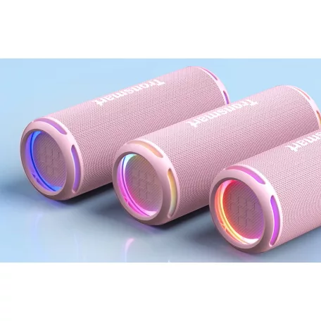 Tronsmart T7 Lite IPX7 vízálló LED világítású bluetooth hangszóró pink 24W