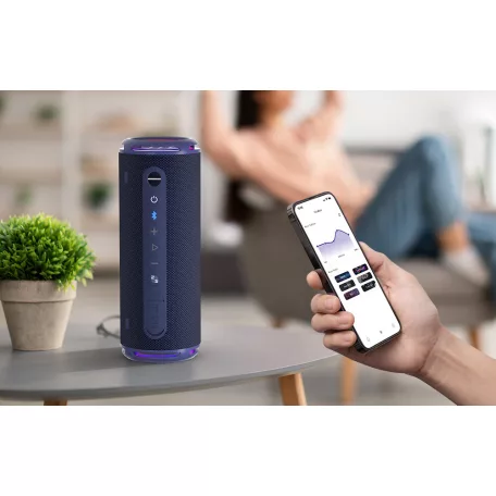 Tronsmart T7 Lite IPX7 vízálló LED világítású bluetooth hangszóró kék 24W