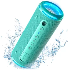   Tronsmart T7 Lite IPX7 vízálló LED világítású bluetooth hangszóró zöld 24W