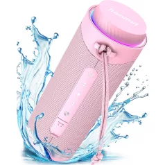   Tronsmart T7 IPX7 vízálló LED világítású bluetooth hangszóró pink 30W