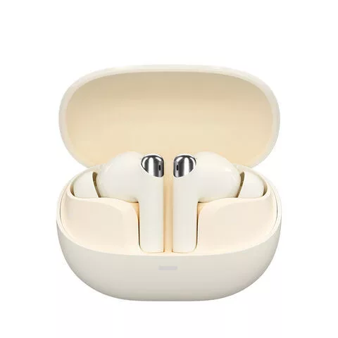 Tronsmart Sounfii R4 ENC sztereó TWS zajszűrős headset beépített dupla mikrofonnal bézs