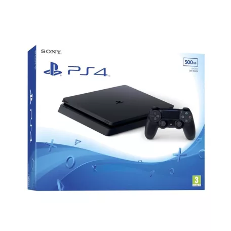 Sony PlayStation 4 Slim (PS4) Jet Black 500GB PS VR Ready játékkonzol