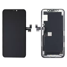   Apple iPhone 11 Pro (5.8) 2019 (Soft Oled) fekete LCD kijelző érintővel