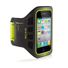   Belkin EaseFit Apple iPhone 4 / 4S vízálló sport telefontartó felkarra fekete-arany