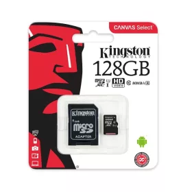   Kingston microSDHC 128GB Class 10 memóriakártya SD adapterrel Artisjus matricával