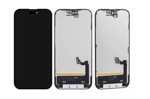 DD Apple iPhone 15 fekete OLED LCD kijelző érintővel (removable IC, 60Hz)