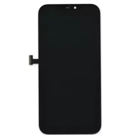   Apple iPhone 12 / 12 Pro 2020 (6.1) (SOFT OLED) fekete LCD kijelző érintővel
