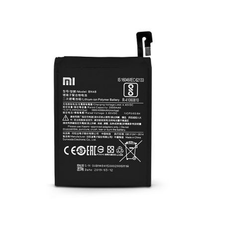 Xiaomi BN48 gyári akkumulátor 4000mAh (Redmi Note 6 Pro)