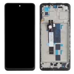   Xiaomi Redmi Note 10 Pro 5G fekete LCD kijelző érintővel és kerettel