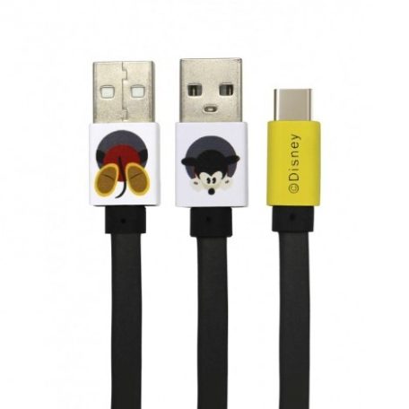 USB kábel Disney - Mickey USB - Type-C adatkábel szürke
