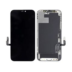   Apple iPhone 12 / 12 Pro 2020 (6.1) (HARD OLED) GX fekete LCD kijelző érintővel