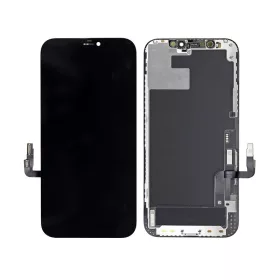   Apple iPhone 12 / 12 Pro 2020 (6.1) (HARD OLED) GX fekete LCD kijelző érintővel