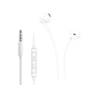   Utángyártott  fehér 3,5mm sztereo headset lejátszásvezérlő gombokkal