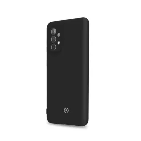   Celly Cromo Samsung A526 / A528 Galaxy A52 5G / A52S 5G fekete puha tapintású szilikon tok
