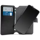 Puro  univerzális Eco-leather könyvtok 6" telefon méretig fekete