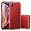 Shining Glitter tok - Samsung A505 Galaxy A50 (2019) / A50S / A30S piros csillogó tok