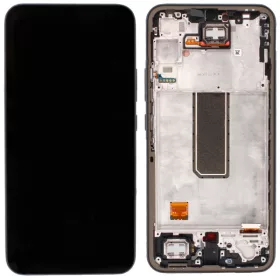   Samsung A346 Galaxy A34 5G fekete OLED LCD kijelző érintővel és kerettel