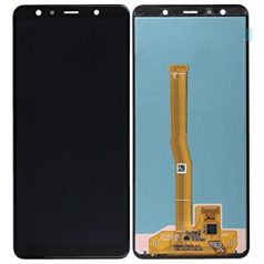   Samsung A750 Galaxy A7 (2018) fekete LCD kijelző érintővel