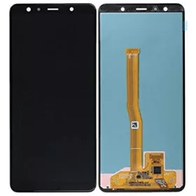   Samsung A750 Galaxy A7 (2018) fekete LCD kijelző érintővel