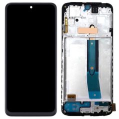   Xiaomi Redmi NOTE 11 4G/ 11S fekete LCD kijelző érintővel és kerettel (OLED)