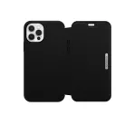 OtterBox Strada Apple iPhone 13 Pro (6.1) oldalra nyíló mágneses bőr könyvtok szilikon belsővel fekete