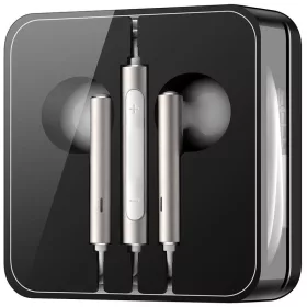   Dobozos utángyártott  fehér-arany 3,5mm sztereo headset hangerőszabályzó gombokkal