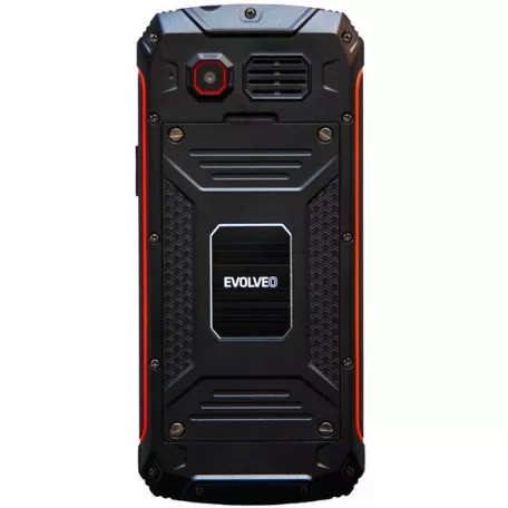 Evolveo StrongPhone Z4 ütés- és vízálló IP68 mobiltelefon dokkolóval, kártyafüggetlen, Dual Sim, fekete-piros