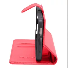   Tactical Field Notes T-Mobile T Phone 2 5G oldalra nyíló mágneses könyv tok szilikon belsővel piros