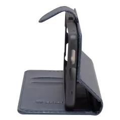   Tactical Field Notes T-Mobile T Phone 2 Pro 5G oldalra nyíló mágneses könyv tok szilikon belsővel kék