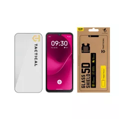   Tactical Glass T-Mobile T Phone 3 5D teljes képernyős kijelzővédő üvegfólia fekete kerettel
