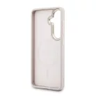 Guess PU Leather Gold Frame MagSafe Samsung S948 Galaxy S26 Ultra hátlapvédő tok pink (GUHMS26LP4MSEGCP)