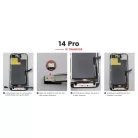 Apple iPhone 14 Pro (6.1) fekete LCD kijelző érintővel (removable IC)