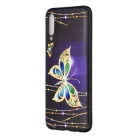 Slim Case Art - Samsung A705 Galaxy A70 (2019) fekete pillangó mintás szilikon tok