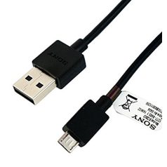 Sony EC-480 gyári USB - MicroUSB fekete adatkábel